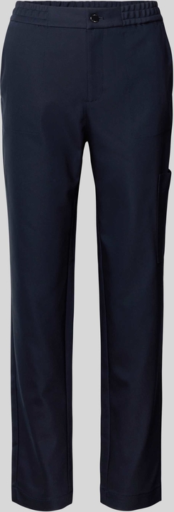 Granatowe spodnie S.Oliver w stylu casual