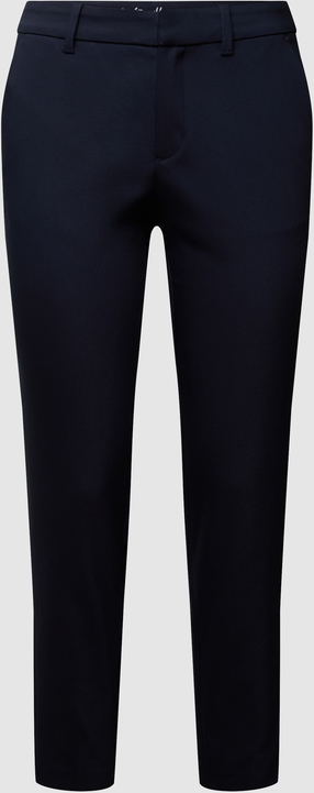 Granatowe spodnie S.Oliver z bawełny w stylu casual