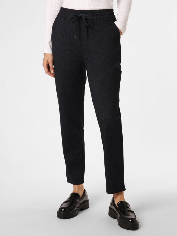 Granatowe spodnie S.Oliver z dresówki w stylu casual