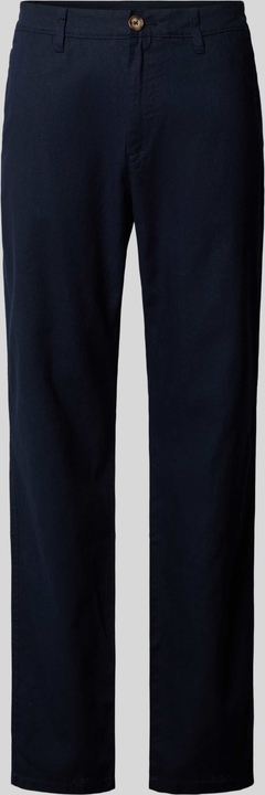 Granatowe spodnie Tom Tailor z bawełny w stylu casual