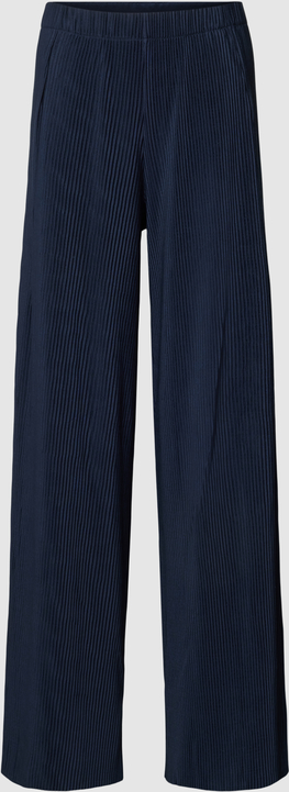 Granatowe spodnie Tom Tailor ze sztruksu