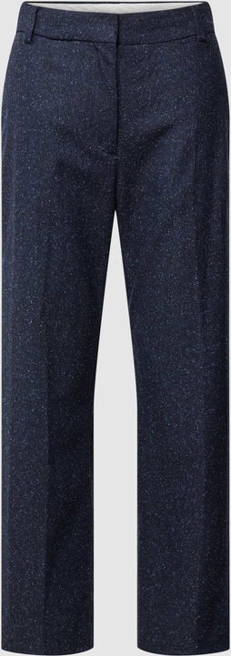 Granatowe spodnie Tommy Hilfiger z wełny w stylu casual