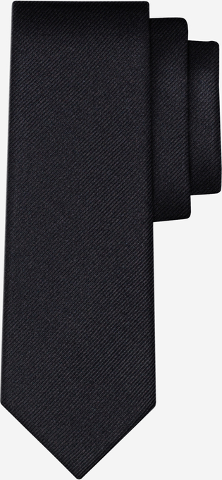Granatowy krawat Lambert z jedwabiu