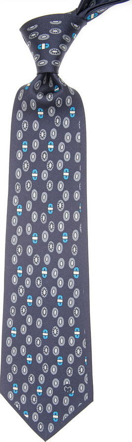 Granatowy krawat Mila Schon