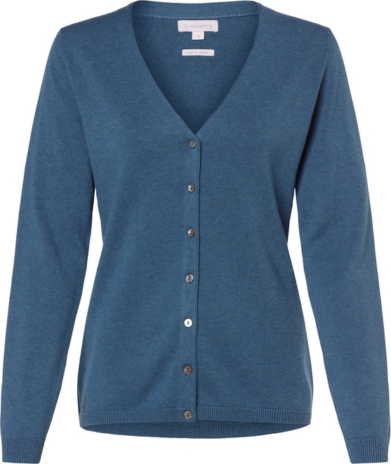 Granatowy sweter brookshire w stylu casual