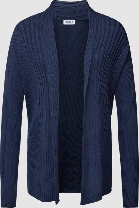 Granatowy sweter Esprit z bawełny w stylu casual