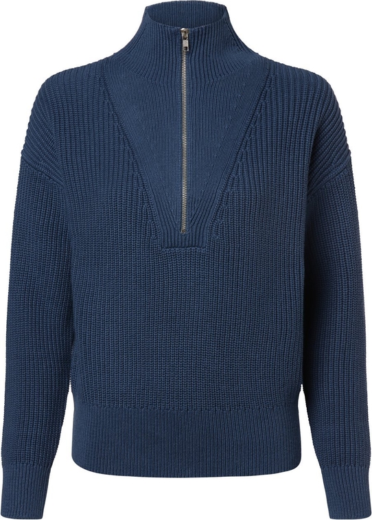 Granatowy sweter Franco Callegari z bawełny