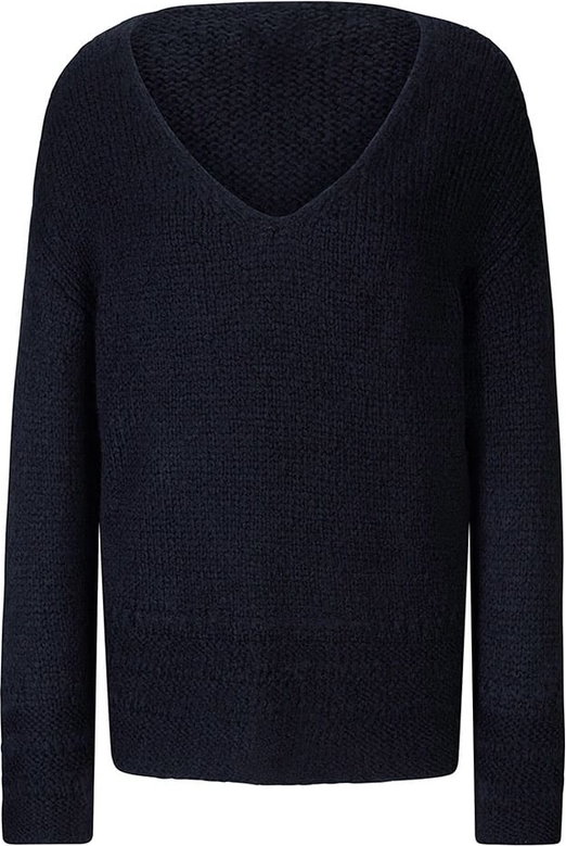 Granatowy sweter Heine w stylu casual