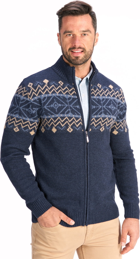 Granatowy sweter Lanieri