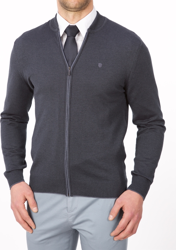 Granatowy sweter Lanieri w stylu casual