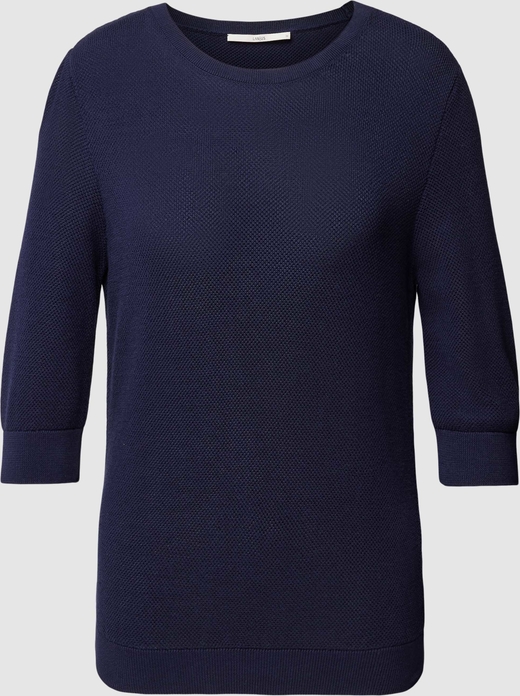 Granatowy sweter Lanius z bawełny w stylu casual