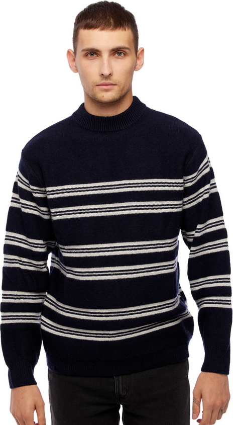 Granatowy sweter Lee w młodzieżowym stylu