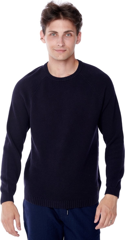 Granatowy sweter Lee w stylu casual