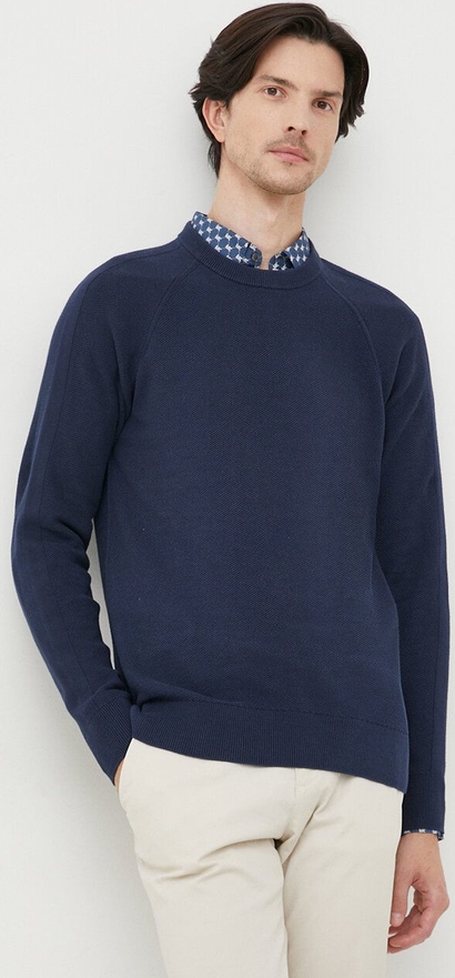 Granatowy sweter Michael Kors z bawełny w stylu casual