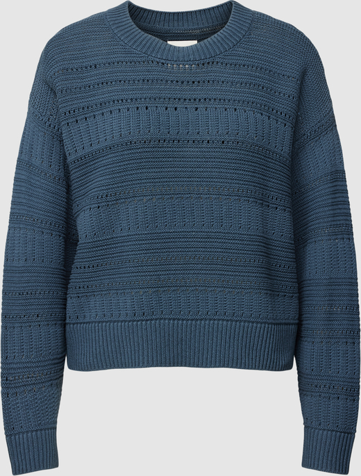 Granatowy sweter Part Two z bawełny