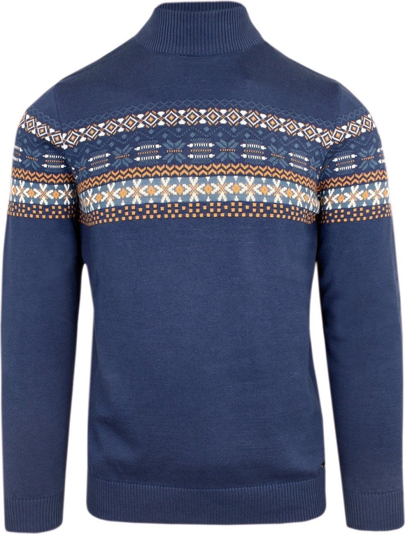 Granatowy sweter Rugatchi w młodzieżowym stylu