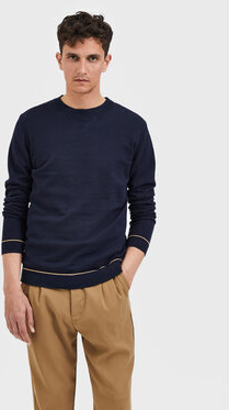 Granatowy sweter Selected Homme