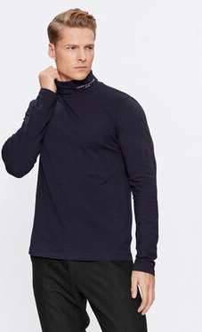 Granatowy sweter Tommy Hilfiger w stylu casual