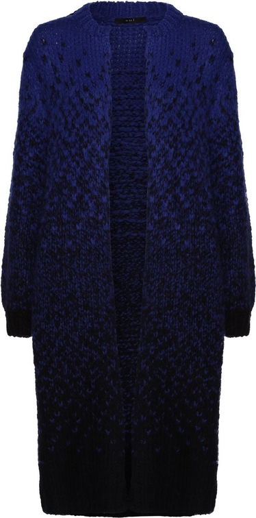 Granatowy sweter Van Graaf z moheru w stylu casual
