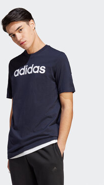 Granatowy t-shirt Adidas