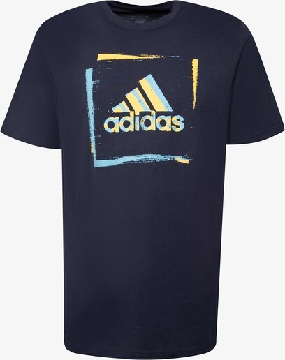 Granatowy t-shirt Adidas Sportswear w sportowym stylu