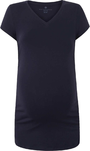 Granatowy t-shirt bellybutton z krótkim rękawem z bawełny