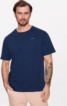 Granatowy t-shirt Outhorn z krótkim rękawem
