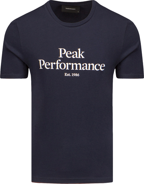 Granatowy t-shirt Peak performance