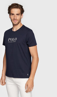 Granatowy t-shirt POLO RALPH LAUREN