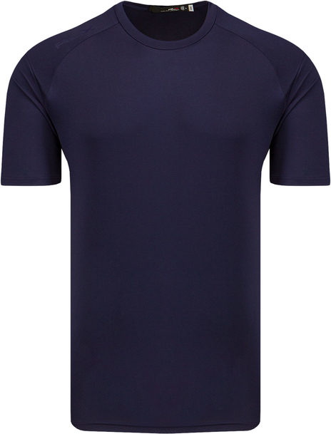 Granatowy t-shirt Ralph Lauren w stylu casual z krótkim rękawem