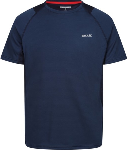 Granatowy t-shirt Regatta z krótkim rękawem