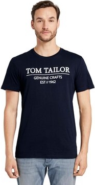 Granatowy t-shirt Tom Tailor