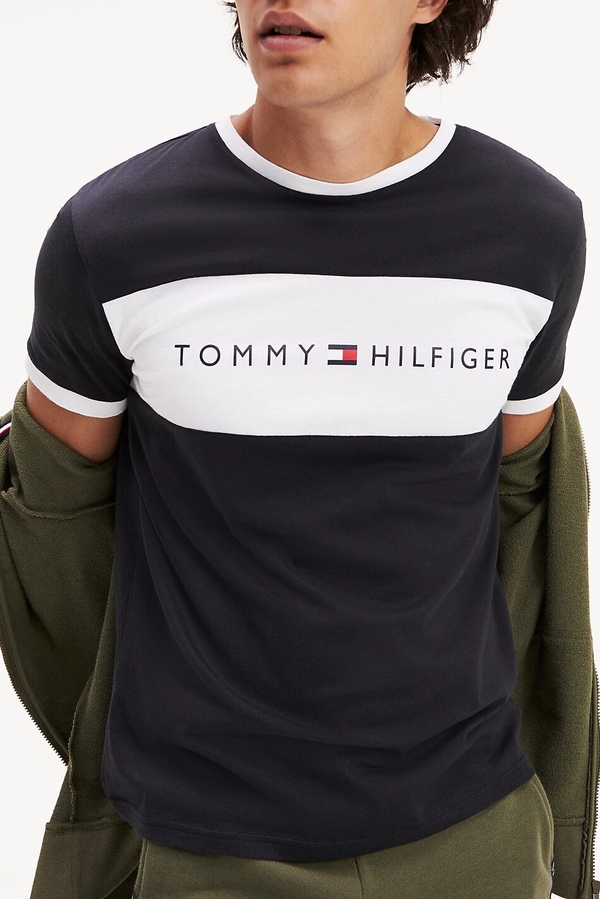 Granatowy t-shirt Tommy Hilfiger
