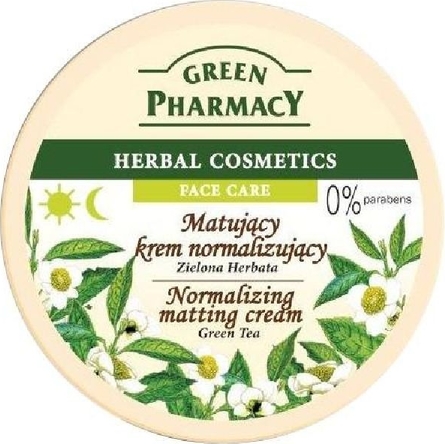 Green Pharmacy, Herbal Cosmetics, normalizujący krem do twarzy z zieloną herbatą