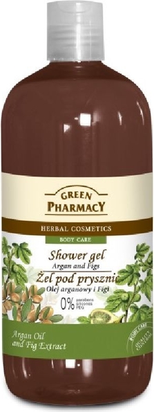 Green Pharmacy, żel pod prysznic, olejek arganowy &amp; figi
