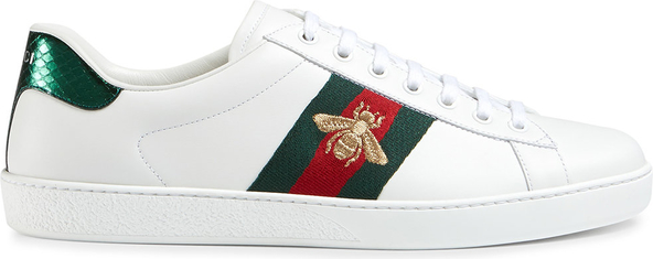 Gucci Ace embroidered low-top sneakers - White