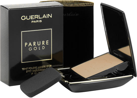 Guerlain, Parure Gold Compact Foundation, nr 03, Beige Naturel New, podkład