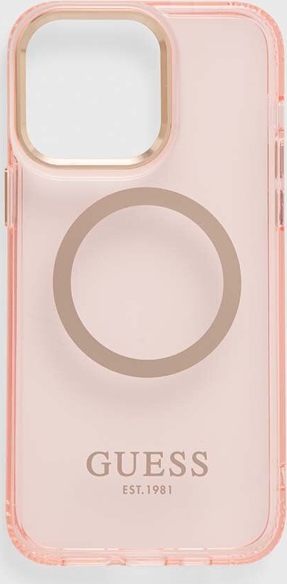 Guess etui na telefon iPhone 14 Pro Max 6,7&amp;quot; kolor różowy
