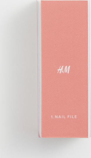 H & M & - Czterostronna polerka do paznokci - Różowy