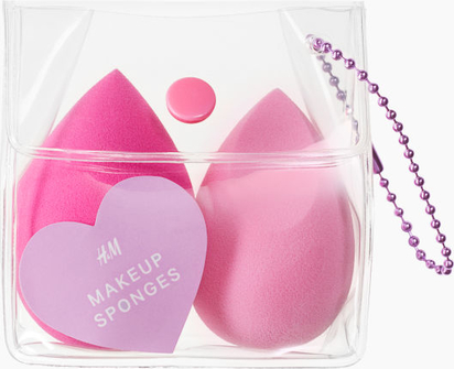H & M & - Gąbka do makijażu 2-pak - Różowy