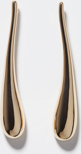 H & M & - Kolczyki w kształcie łezki - Złoty