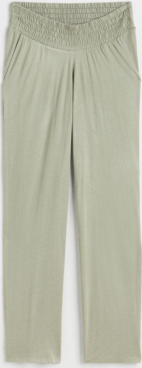 H & M & - MAMA Dżersejowe spodnie - Zielony
