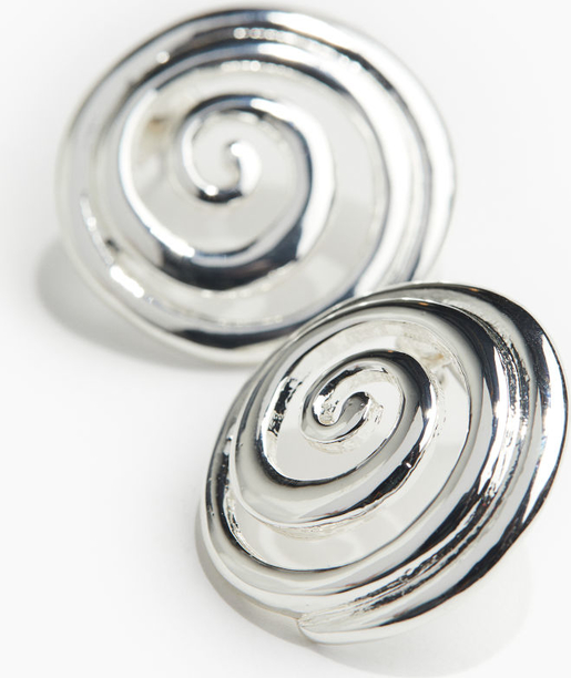 H & M & - Spiralne kolczyki - Srebrny