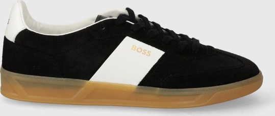 Hugo Boss BOSS sneakersy zamszowe Brandon kolor czarny 50512365