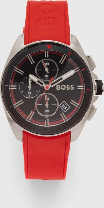 Hugo Boss BOSS zegarek męski kolor czerwony