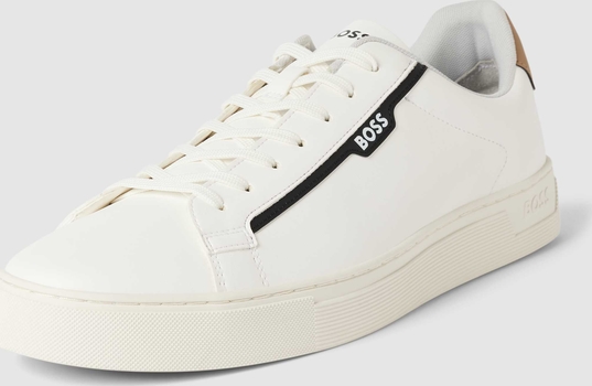 Hugo Boss Sneakersy z obszyciem w kontrastowym kolorze model ‘Rhys’