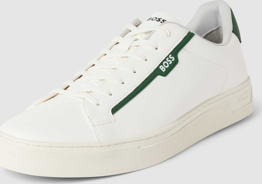 Hugo Boss Sneakersy z obszyciem w kontrastowym kolorze model ‘Rhys’
