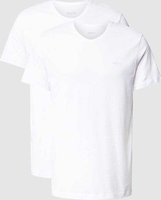 Hugo Boss T-shirt z dekoltem w serek w zestawie 3 szt. model ‘ComfortS’