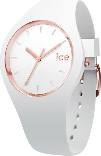Ice Watch Zegarek ICE-WATCH - Ice Glam 000978 M White/Rose Gold