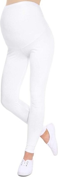 Inne Komfortowe legginsy ciążowe 3085 biały